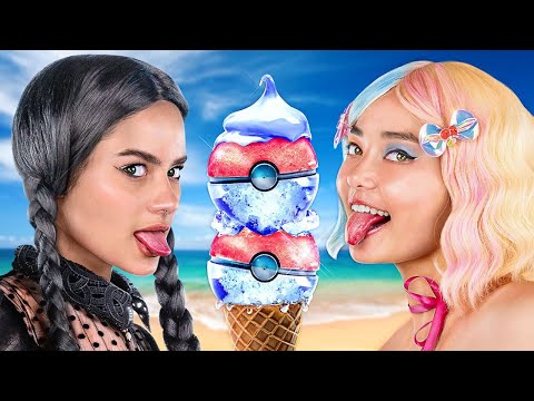 Summer Funny Video by Oki Toki! Mermaid, Barbie, Nerd vs Jock and More!