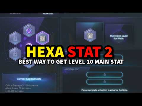 Get Level 10 Main Stat - MapleStory Hexa Stat 2