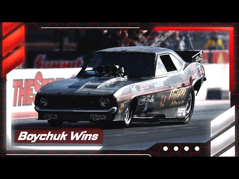 Tim Boychuk wins Legends Nitro Funny Car at the Ford Performance NHRA Nationals