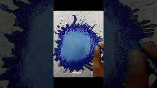 Creative Drawing ideas with watercolor drop💧💦 #shorts #creativeart #somnath_khatua_art