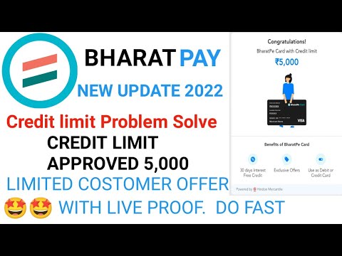 bharat pe credit card limit | bharat pe credit card limit not showing 2022