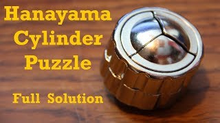 Hanayama Cylinder Puzzle: Easy to Follow Full Solution