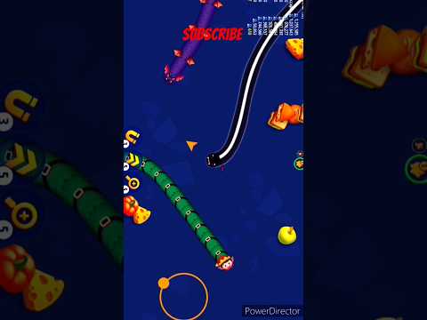 WormsZone.io game/snake36kill in fantastic /#shorts#gaming#snakegame