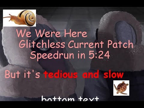 We Were Here any% Glitchless Current Patch in 5:24.96 (former wr)