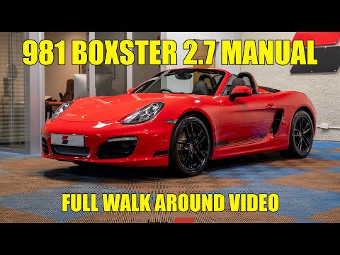 Porsche 981 Boxster 2.7 Manual - Full Walk Around Video