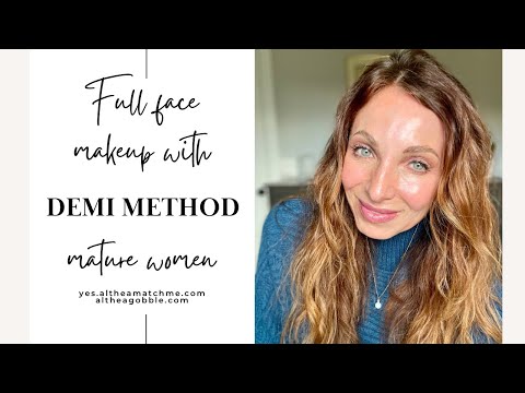 Demi Method Makeup tutorial for mature skin! Live