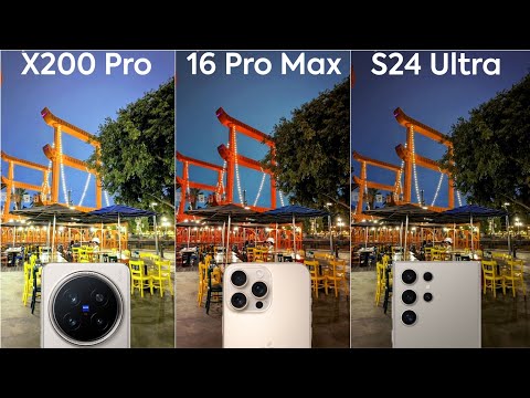 Vivo X200 Pro vs iPhone 16 Pro Max vs Samsung Galaxy S24 Ultra Camera Test Comparison