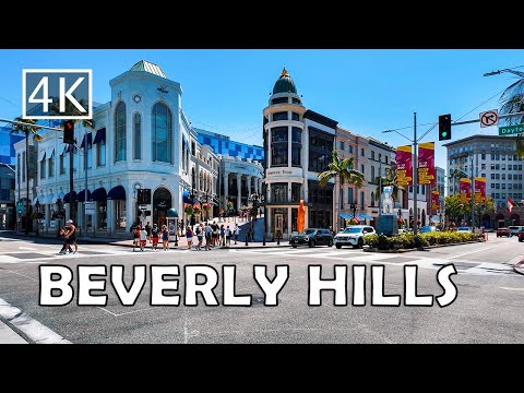 [4K] Beverly Hills - Rodeo Drive - Los Angeles, California USA  - Walking Tour