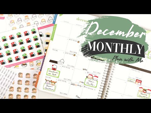 December Monthly Plan with Me