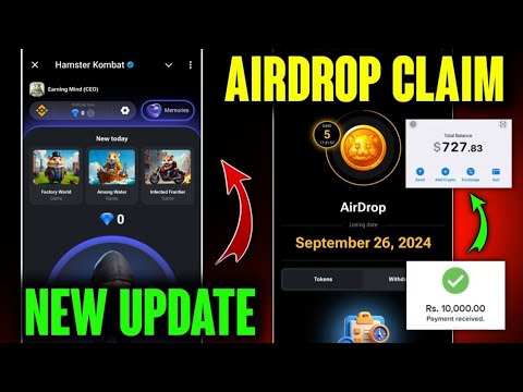 hamster kombat new update | hamster kombat withdrawal update | Hamster Kombat airdrop update