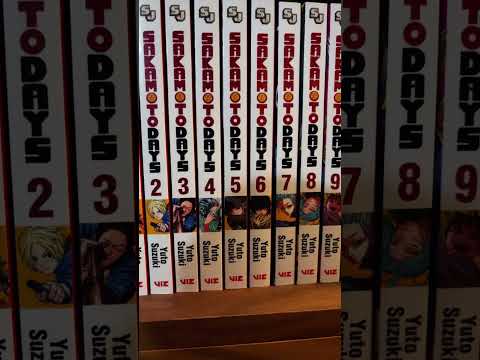 Every Sakamoto Days volume! (As of June 2024) #sakamotodays #vizmedia #shonen