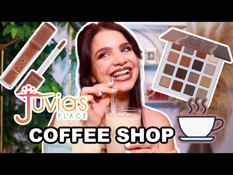 JUVIA'S PLACE COFFEE SHOP PALETTE + LIP GLOSS SWATCHES