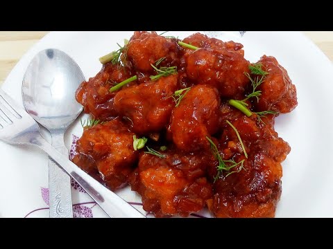 கோபி மஞ்சூரியன் | Crispy Gopi Manchurian in Restaurant style | Cauliflower Manchurian in Tamil