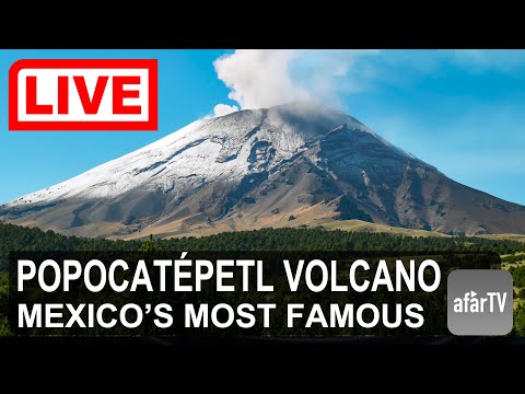 🔴 Live Now: 24/7 Popocatépetl Volcano on the borders of Mexico City (Multicams)