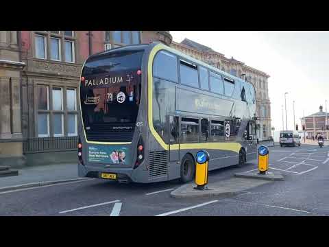 Buses & Trams at Talbot Street, Blackpool - Thursday 10th October 2024