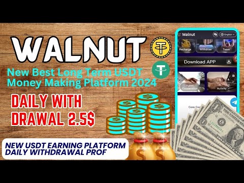 Walnut | New Best Long Term USDT Money Making Platform 2024