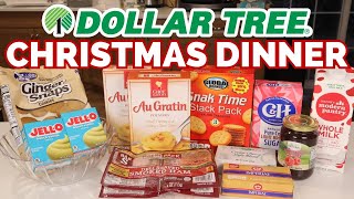 Dollar Tree Christmas Dinner! (No Oven Needed!)