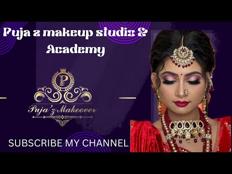 Hindu bridal makeup makeup,makeup wala,makeup video,makeup tutorial #makeuptutorial