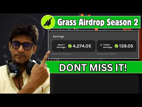 Grass Airdrop Update || Grass Season 2 || Grass Mining Airdrop