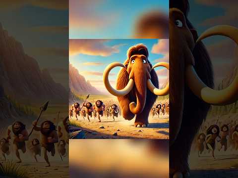 Caveman VS Mammoth #funny #ai