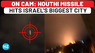 On Cam: Houthi Missile Hits Israel's Tel Aviv, Huge Blast; IDF Admits Failure To Shoot It Down