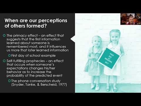 Social Perception Lecture