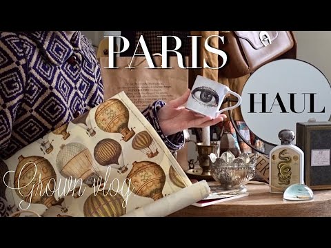 "Popular Paris souvenirs  " HAUL | Popular vintage shop | Flea market | Paris travel vlog