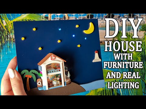 DIY Miniature dollhouse kit Starry Sea - Summer