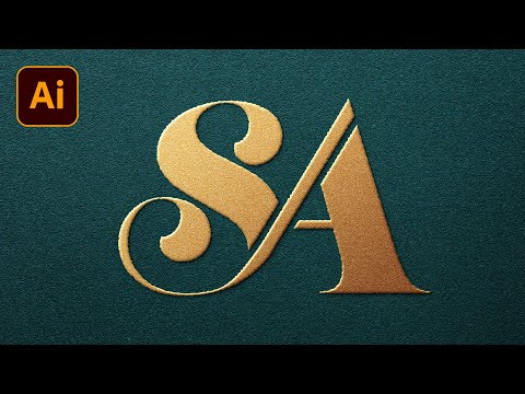 Logo Design - Monogram logo design illustrator | Illustrator Logo Design Tutorial