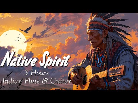 Native Spirit: 3 Hours of Soul-Calming Guitar & Flute Meditation Music #NativeSpirit #NatureSounds