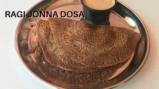 Ragi Jonna Dosa in Telugu I Millet's Dosa I Instant breakfast I healthy breakfast I TheRecipetime I