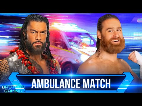 WWE 2K24 | Ambulance Match - Roman Reigns VS Sami Zayn | Survivor Series