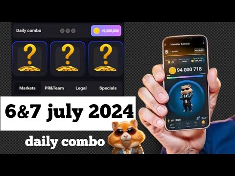 6 July hamster kombat daily combo card | hamster kombat daily combo card today | 6 & 7 July 2024