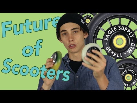 REVIEWING WIDE SCOOTER WHEELS!