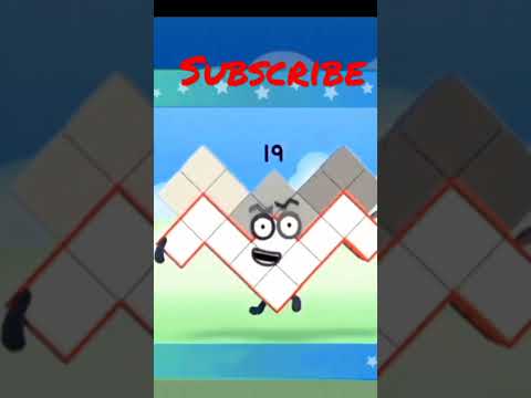 number block 19 #shorts #numberblocks #viral #short #shortvideo #tiktok #trainding