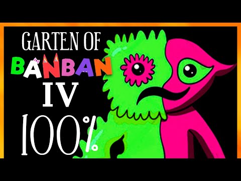 Garten of Banban 4 - 100% Walkthrough (No Commentary)