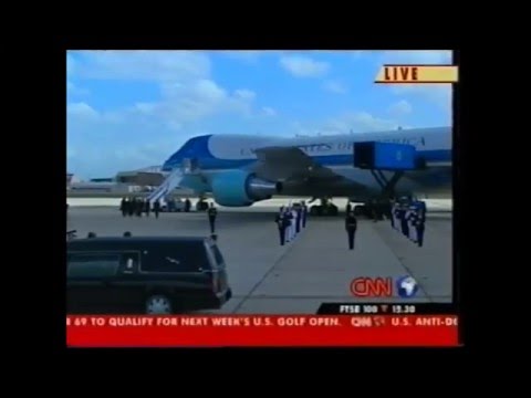 President Reagan casket - Departure Ceremonies in Oxnard, California, June 9, 2004