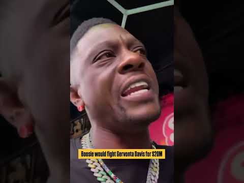 Boosie say he will fight Gervanta Davis for 20 Million 😳