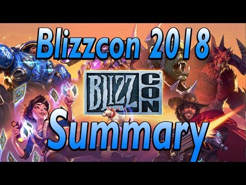 Blizzcon Summarized with Opinions.