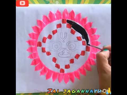 Lord jagannath painting #shots #drawing #paintings #jagannath #ytshorts