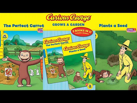 BIN & BIN | Bedtime Story | Curious George | Grow a Garden Plant a seed | The Perfect Carrot.