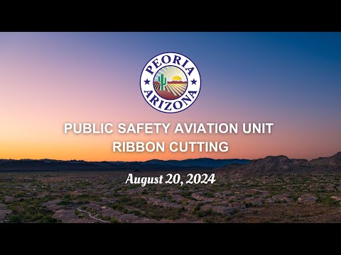 Public Safety Aviation Unit Ribbon Cutting