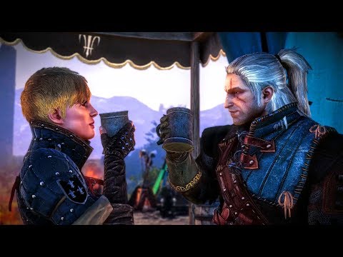 Witcher 3: Geralt Meets Ves in Velen after Aedirn Affair (Temerian Partisan Camp)