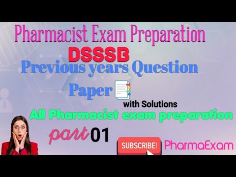 Dsssb Pharmacist Previous year Question 2021  #dsssbpharmacist #pharmacistexampreparation