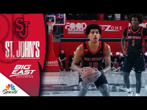 RJ Luis Jr. highlights from St. John’s win vs. DePaul | Big East on NBC