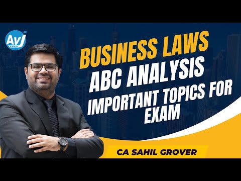 ABC Analysis of Business Laws exam l Important Topics for Exams