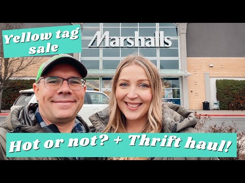 Was the Marshall Yellow Tag Sale Worth it?? Thrift with us in Portland, OR + Massive HAUL!