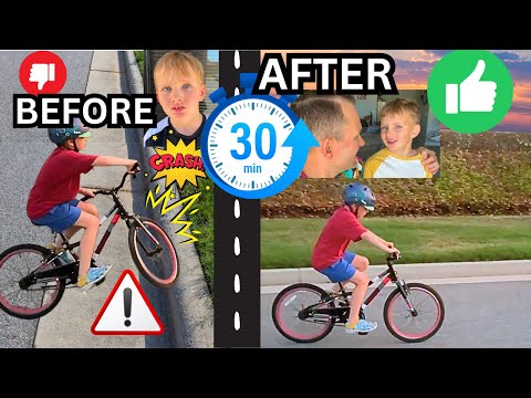 Owen Learns to Ride a Bike in just 30 MINUTES!