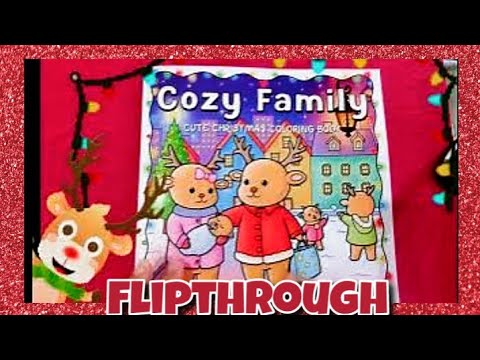 Flipthrough of Cute Cozy Family Christmas Book