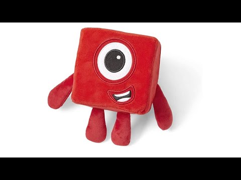 Numberblocks number block one plush